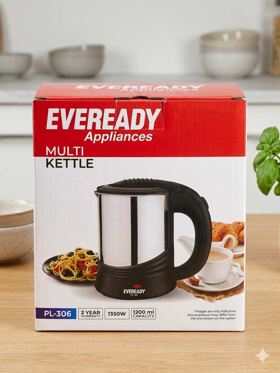 Eveready Electric Kettle 1 Pcs Set