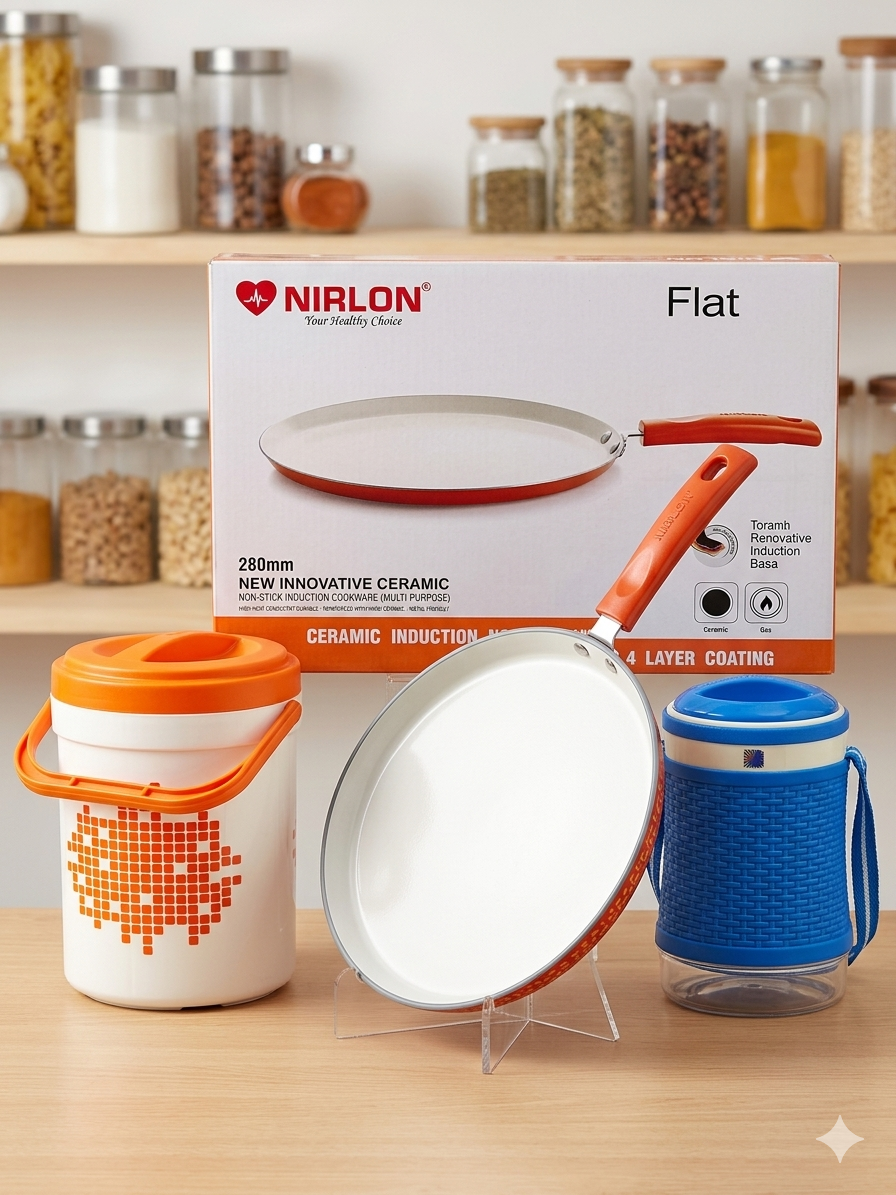Nirlon Flat Tawa 1 Pcs Set