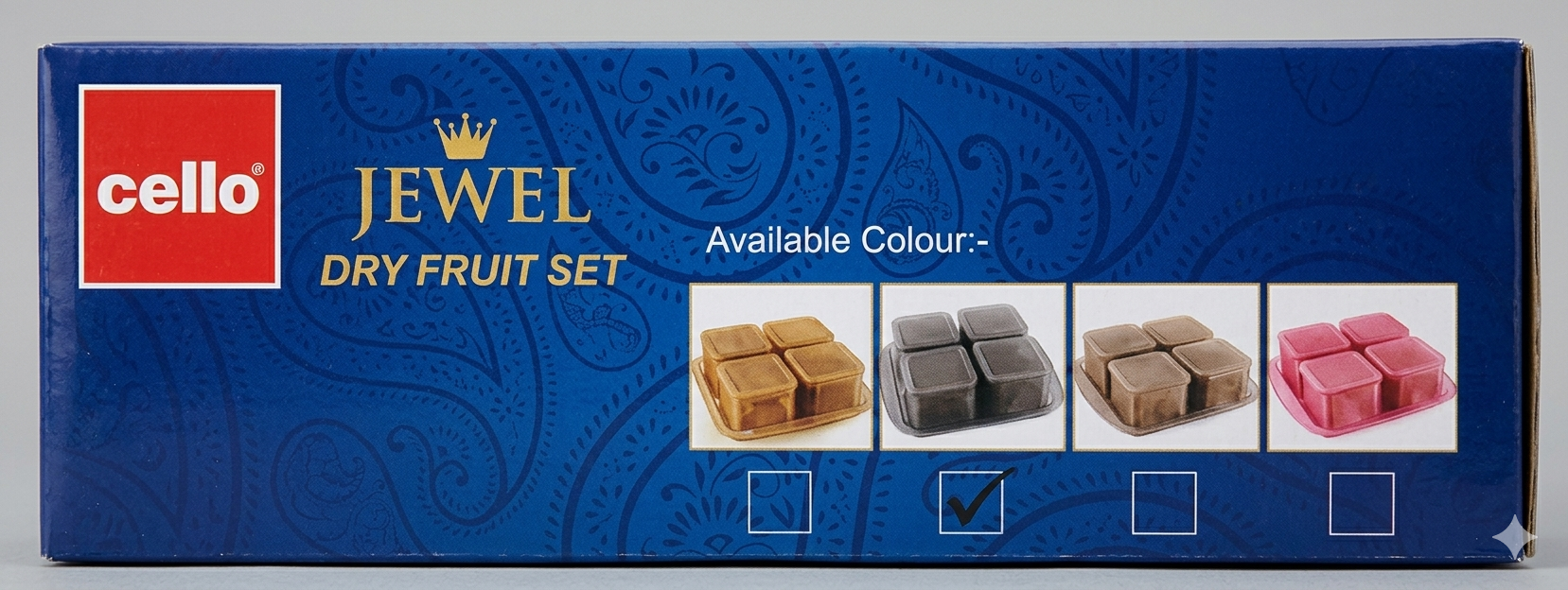 Cello Dry Fruit Set 4 Pcs Set