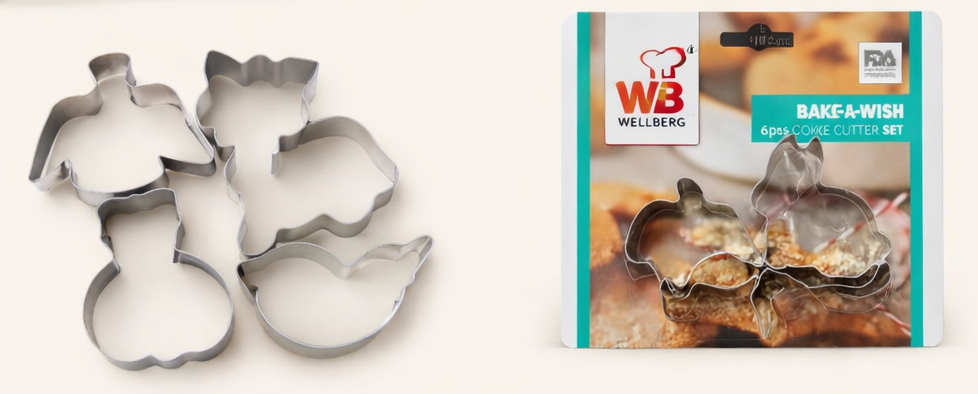 COOKIE CUTTER SET 6PCS