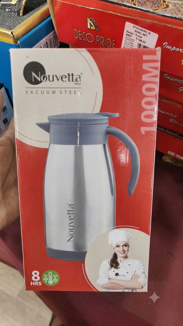 VACCUM STEEL JUG Set of 2