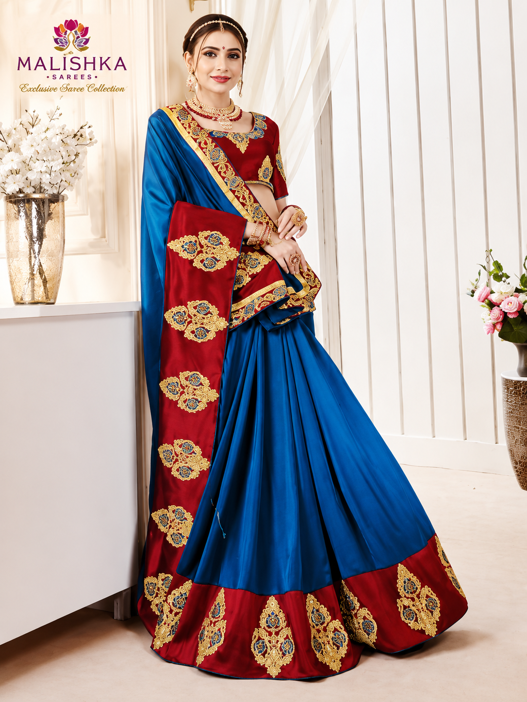 MALISHKA PARTY WEAR SAREE