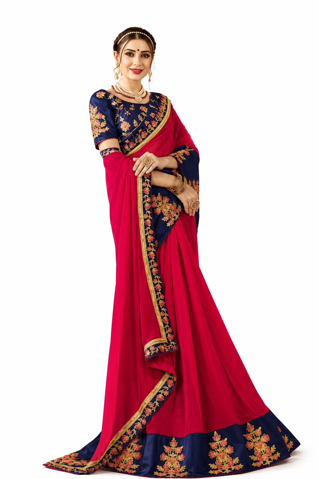 MALISHKA PARTY WEAR SAREE