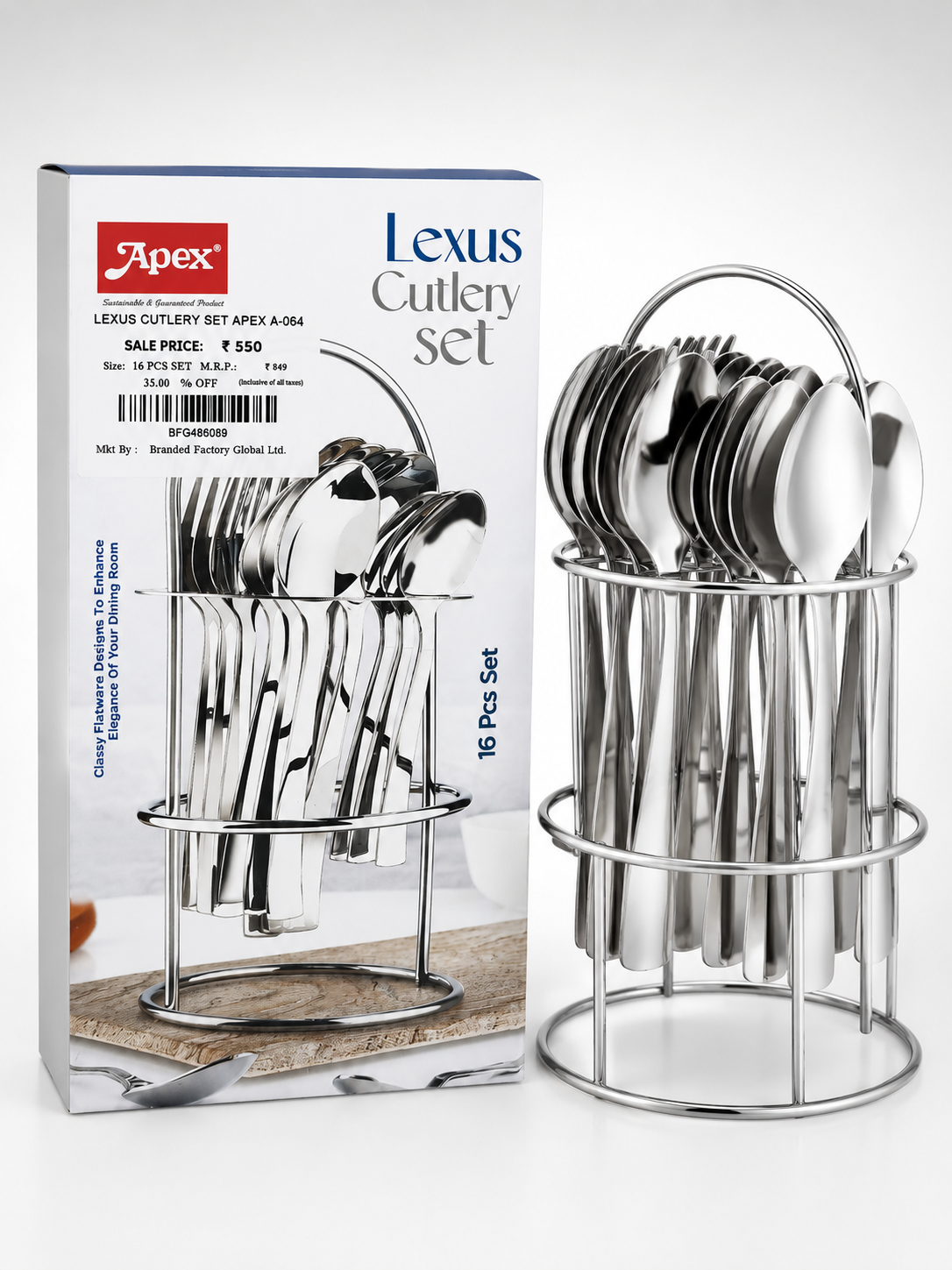 LEXUS CUTLERY SET 16 PCS