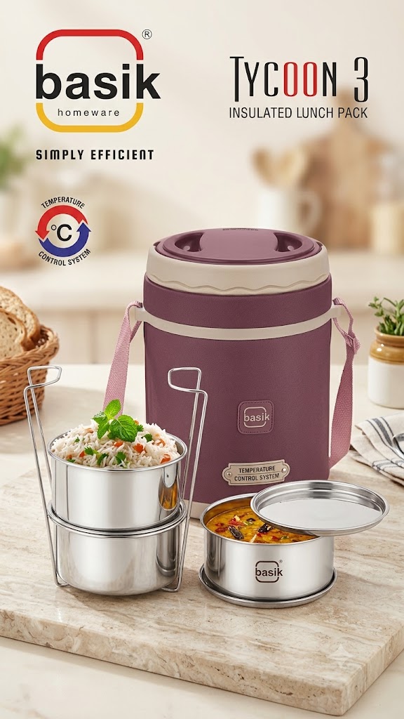 INSULATED LUNCH BOX set of  1