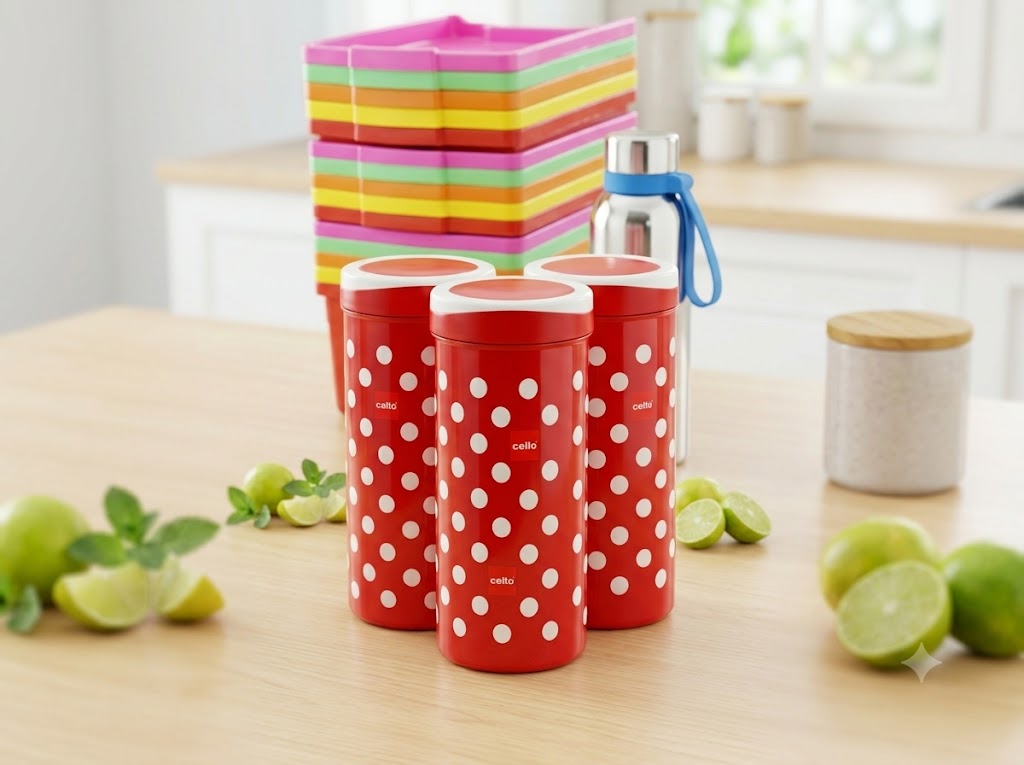 HOUSEHOLD CONTAINER 3PCS set of  2