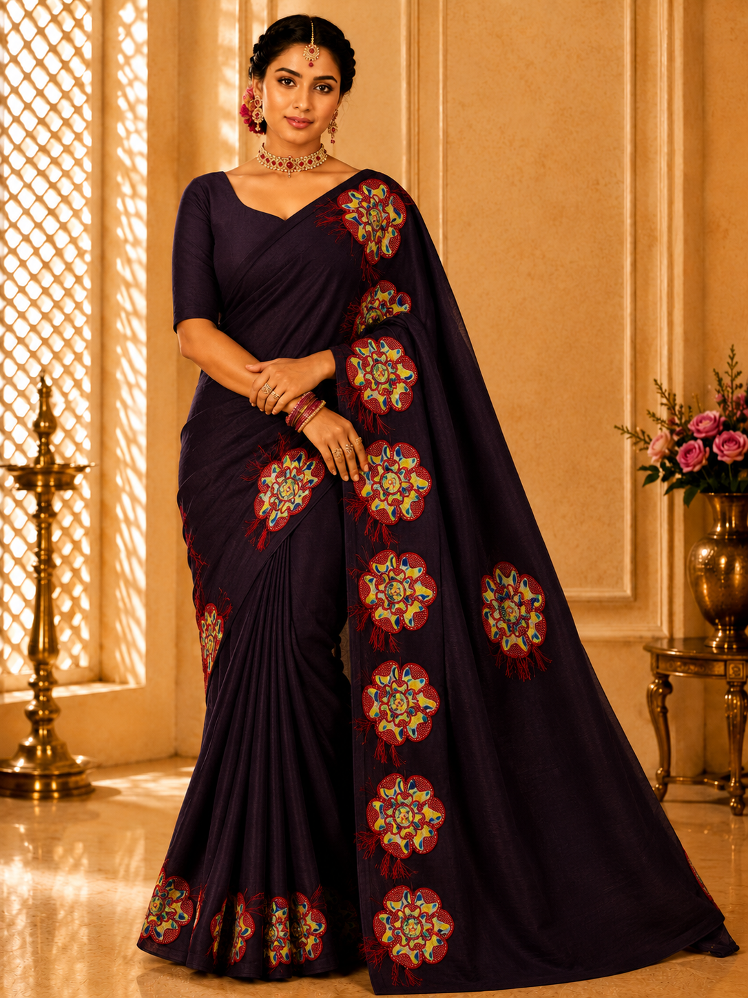GERIBAA PARTY WEAR SAREE