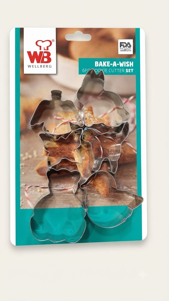 COOKIE CUTTER SET 6PCS set of  1