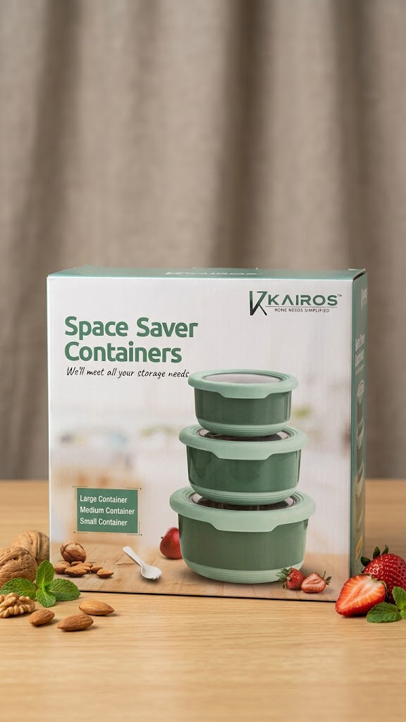 SPACE SAVER CONTAINERS set of  1