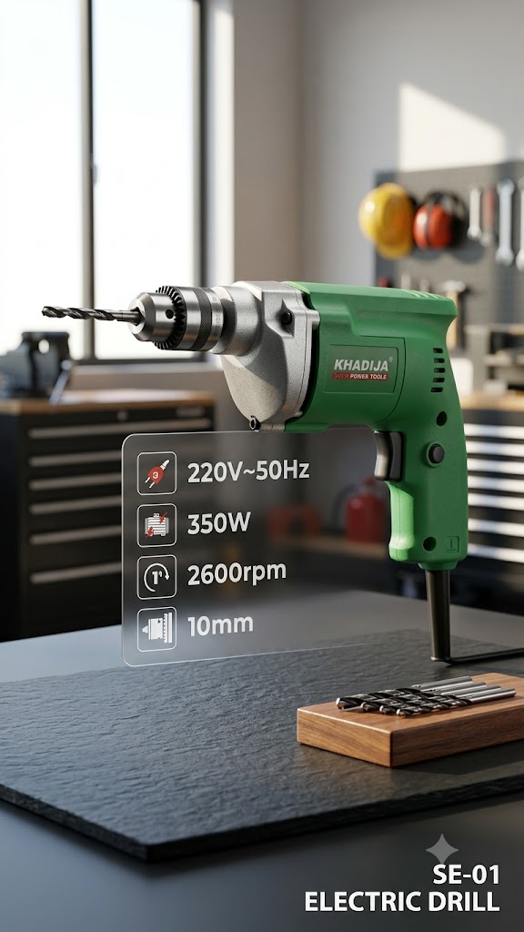ELECTRIC DRILL set of  1