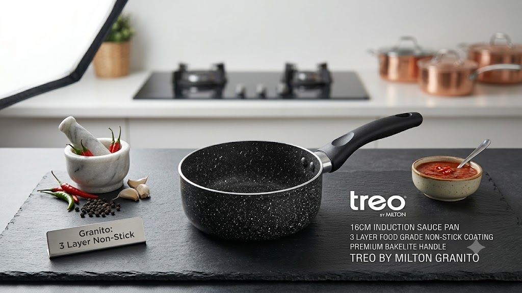 GRANITO INDUCTION SAUCE PAN set of  1