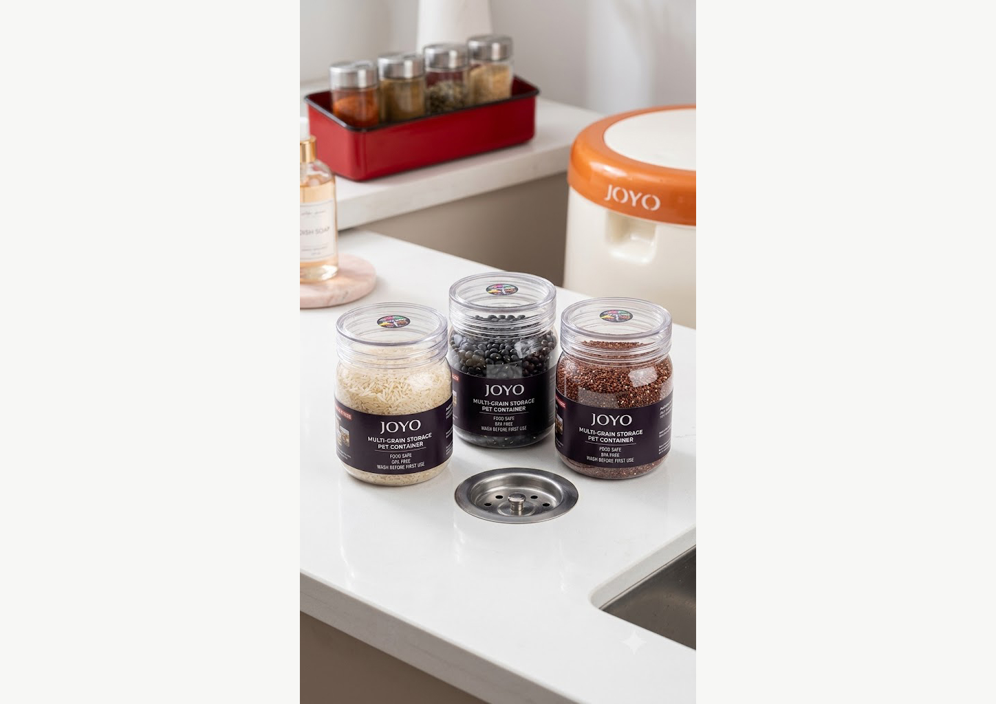 DRYFRUIT JAR 3PCS set of  3