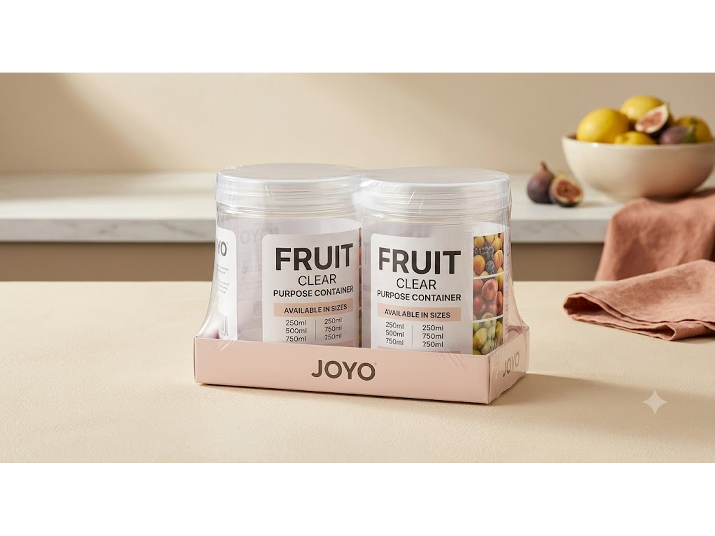 DRYFRUIT JAR 2PCS set of  2