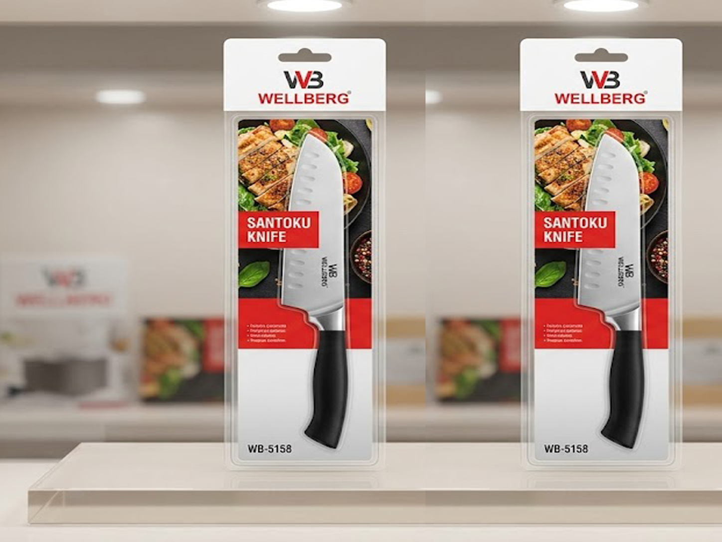 SANTOKU KNIFE set of  2